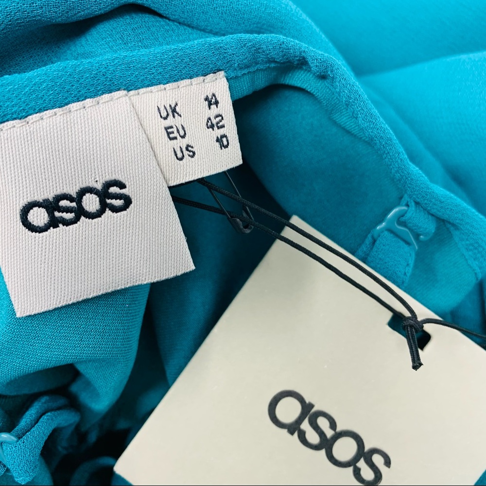 NEW ASOS Turquoise Beach Romper - Picture 9 of 10